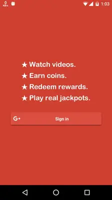 Watch & Earn android App screenshot 0